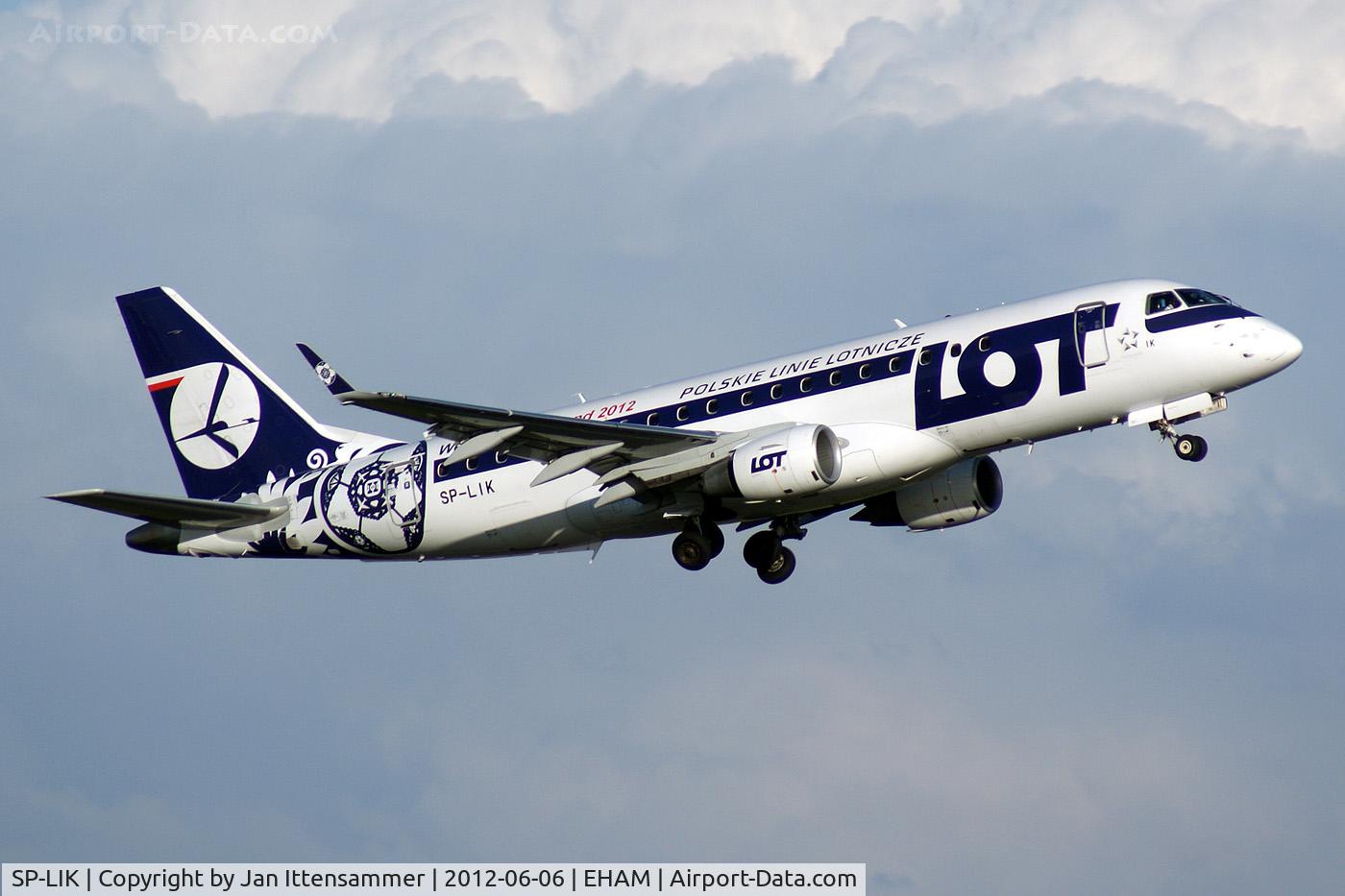 SP-LIK, 2009 Embraer 175LR (ERJ-170-200LR) C/N 17000303, SP-LIK @ EHAM