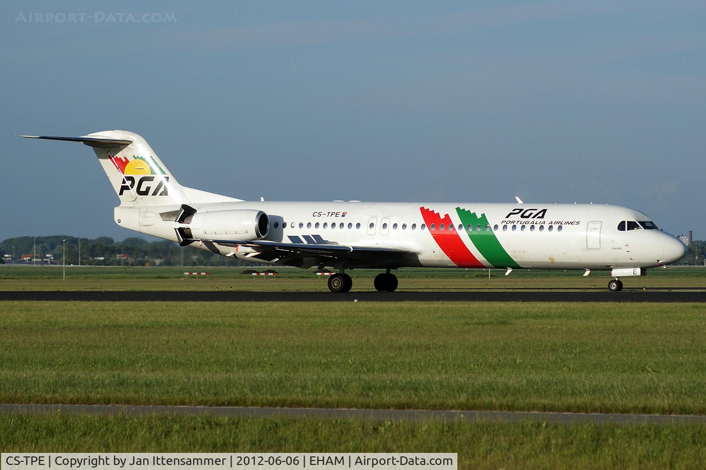 CS-TPE, 1991 Fokker 100 (F-28-0100) C/N 11342, CS-TPE @ EHAM