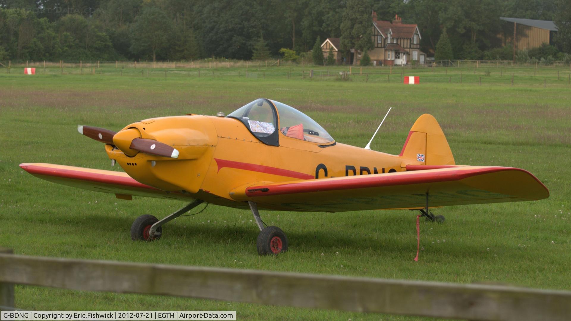 G-BDNG, 1977 Taylor JT-1 Monoplane C/N PFA 1405, 3. G-BDNG at Shuttleworth Sunset Air Display, July 2012