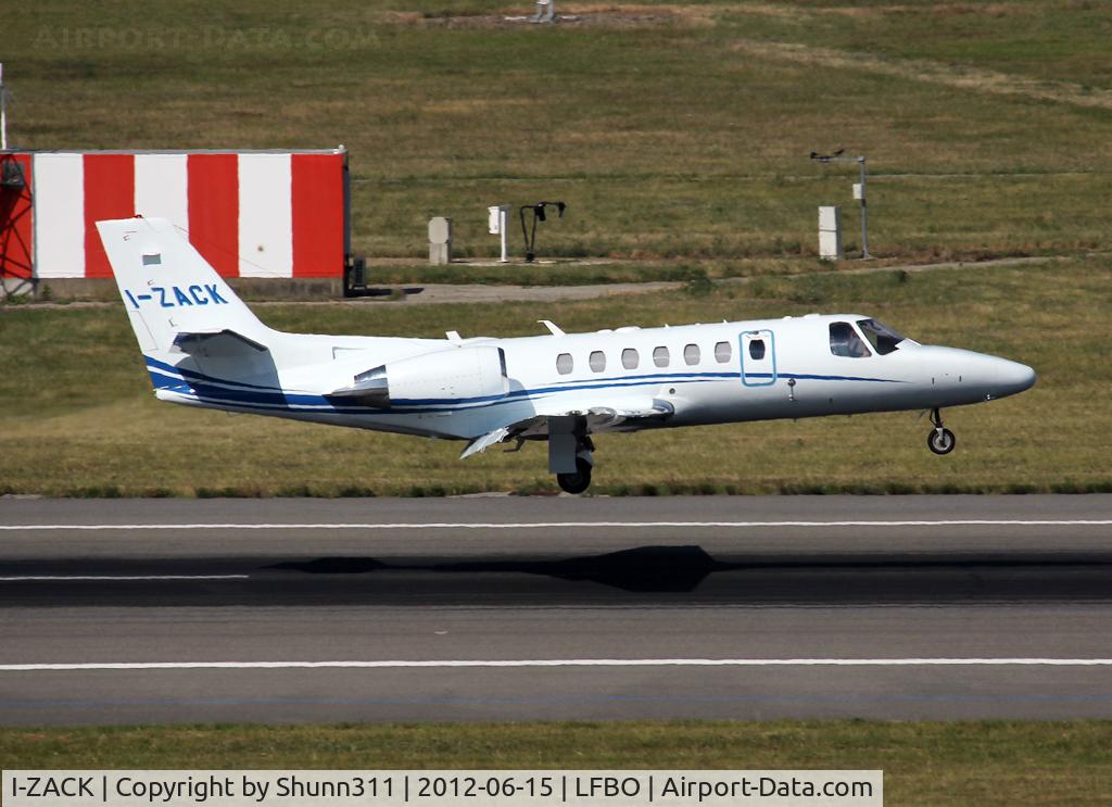 I-ZACK, 2007 Cessna 560 Citation Encore+ C/N 560-0767, Landing rwy 14R
