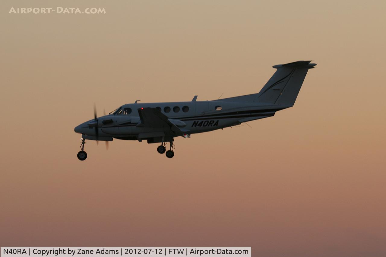 N40RA, 1975 Beech 200 Super King Air C/N BB-104, At Meacham Field - Fort Worth, TX