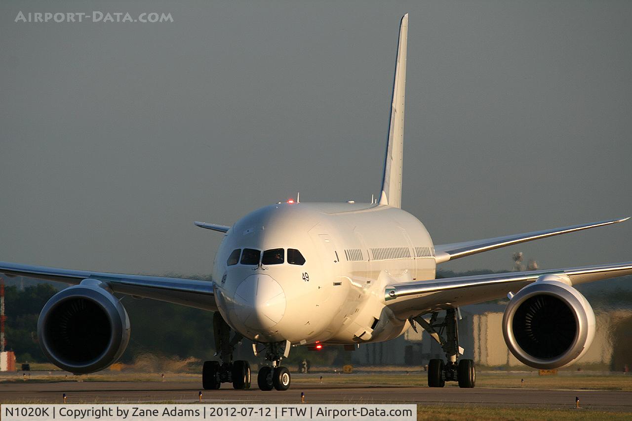 N1020K, 2012 Boeing 787-8 Dreamliner C/N 34745, At Meacham Field - Fort Worth, TX