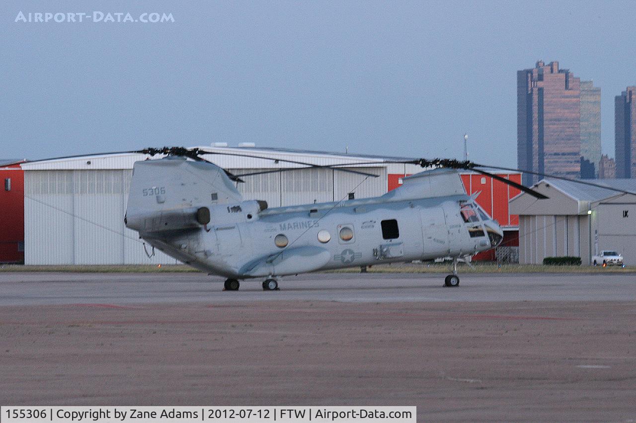 155306, Boeing Vertol CH-46F Sea Knight C/N 2476, At Meacham Field - Fort Worth, TX