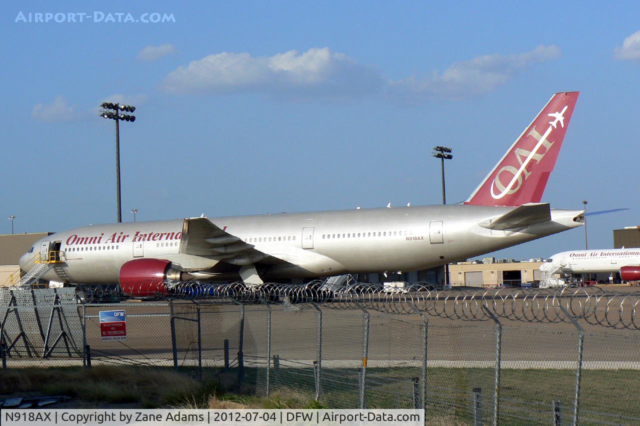 N918AX, 1997 Boeing 777-222 C/N 26935, At DFW Airport