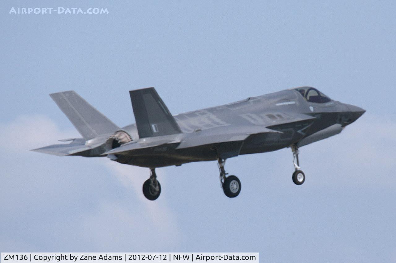 ZM136, 2011 Lockheed Martin F-35B Lightning II C/N BK-02, The second British F-35B at NAS Fort Worth