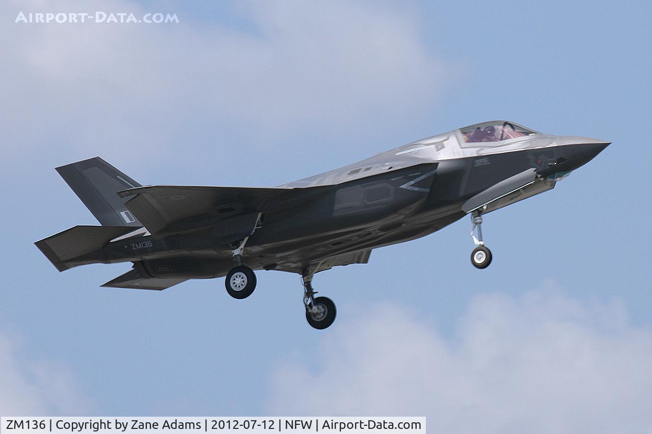 ZM136, 2011 Lockheed Martin F-35B Lightning II C/N BK-02, The second British F-35B at NAS Fort Worth