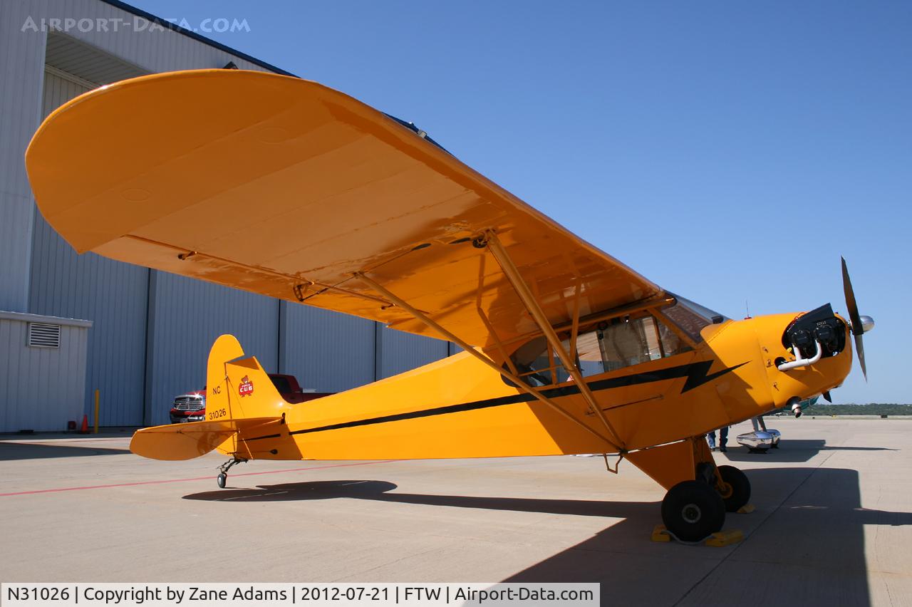 N31026, 1941 Piper J3C-65 Cub C/N 5264, At the 2012 Meacham Field open house