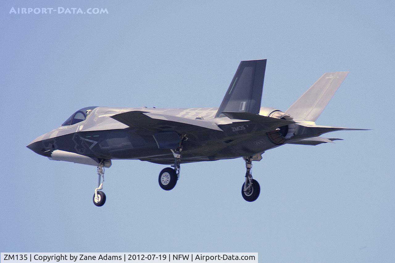 ZM135, 2011 Lockheed Martin F-35B Lightning II C/N BK-01, The first British F-35B flying in Fort Worth