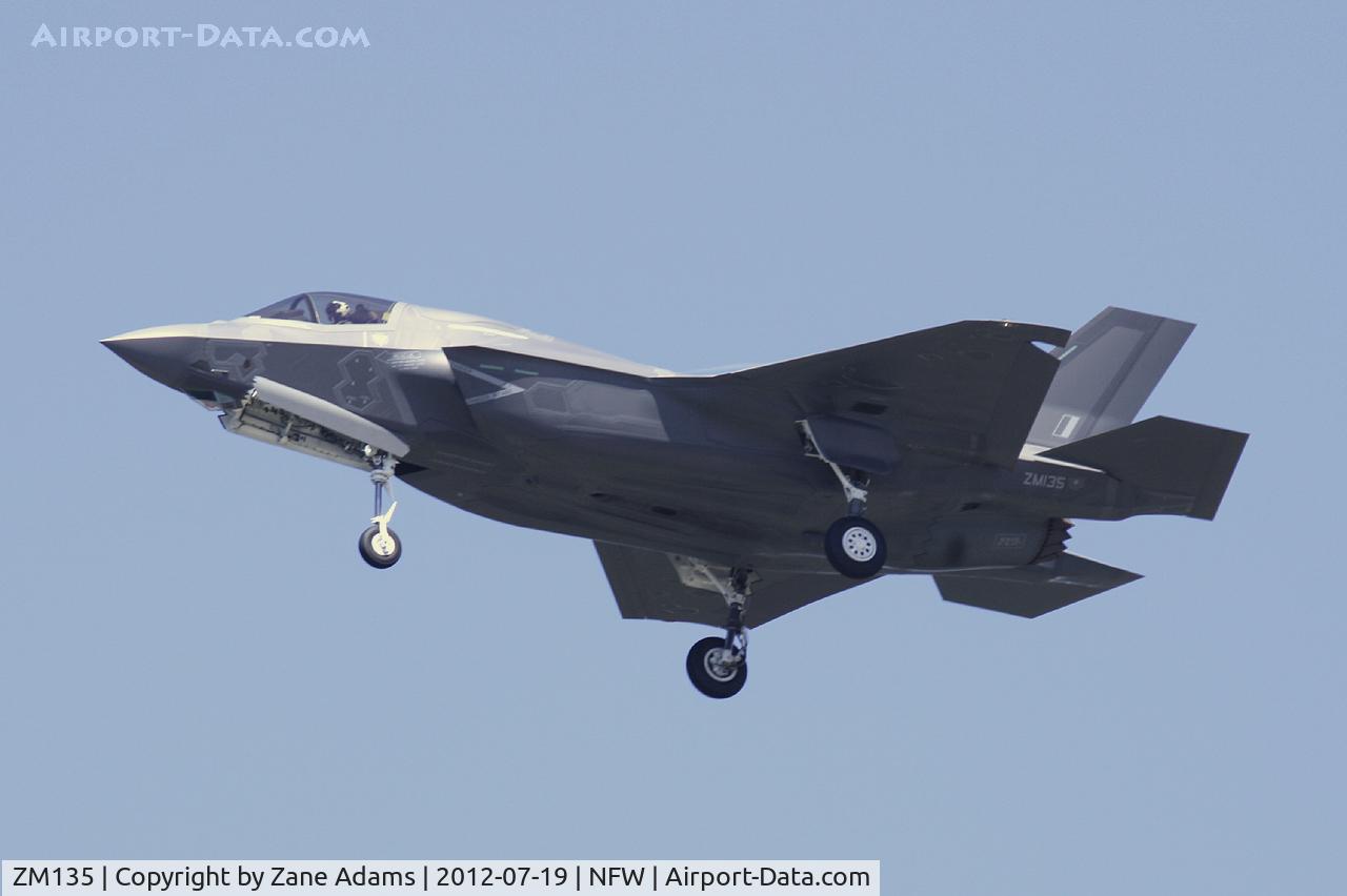 ZM135, 2011 Lockheed Martin F-35B Lightning II C/N BK-01, The first British F-35B flying in Fort Worth