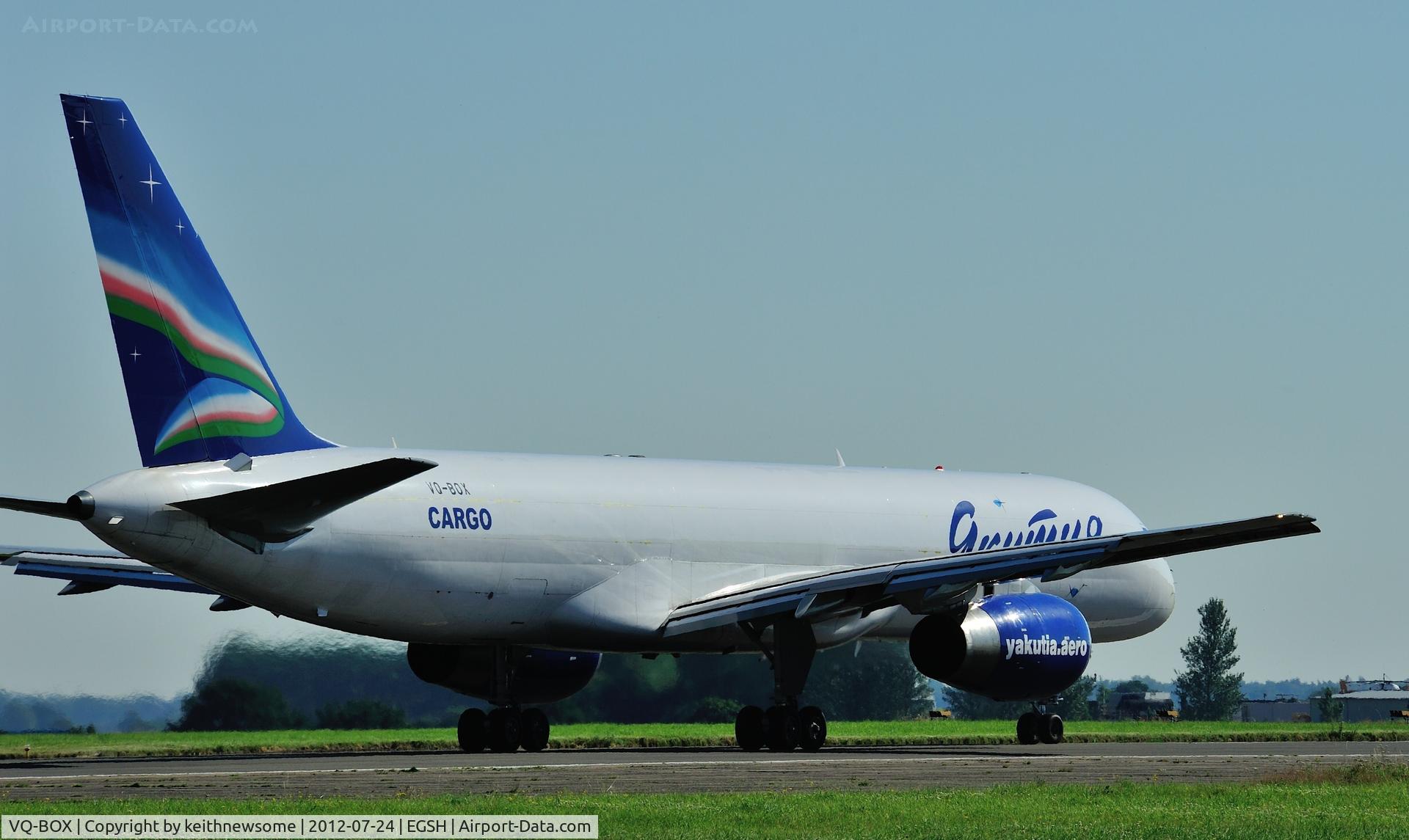 VQ-BOX, 1990 Boeing 757-23APF C/N 24868, Arriving in the morning sunlight for the attentions of Air Livery !