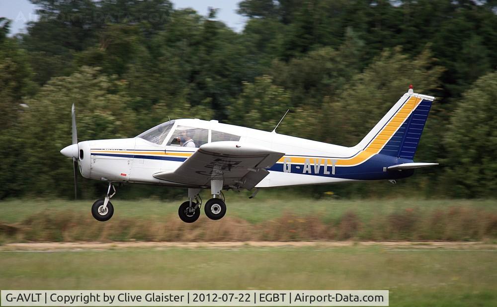 G-AVLT, 1967 Piper PA-28-140 Cherokee C/N 28-23328, Ex: N11C > G-AVLT > G-KELC - G-AVLT - Originally owned to, C.S.E. (Aircraft Services) Ltd May 1967 as G-AVLT and currently owned to, Transcourt Ltd & Turweston Flying School Ltd since August 2007 as G-AVLT.