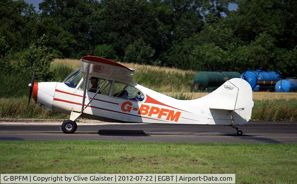 G-BPFM, 1946 Aeronca 7AC Champion C/N 7AC-4751, Ex: NC1193E > N1193E > G-BPFM - In private hands since October 1988.