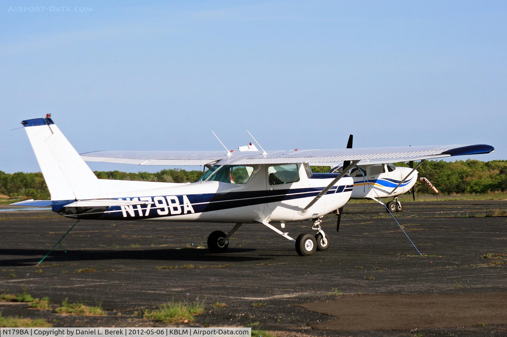N179BA, 1977 Cessna 152 C/N 15279715, Sitting pretty at Monmouth Executive Airport.