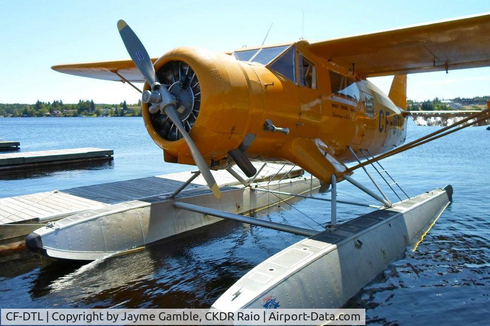 CF-DTL, 1944 Noorduyn Norseman IV C/N 57, CF-DTL dockside in Red Lake, ON during Norseman Days 2012 (July 20, 2012)