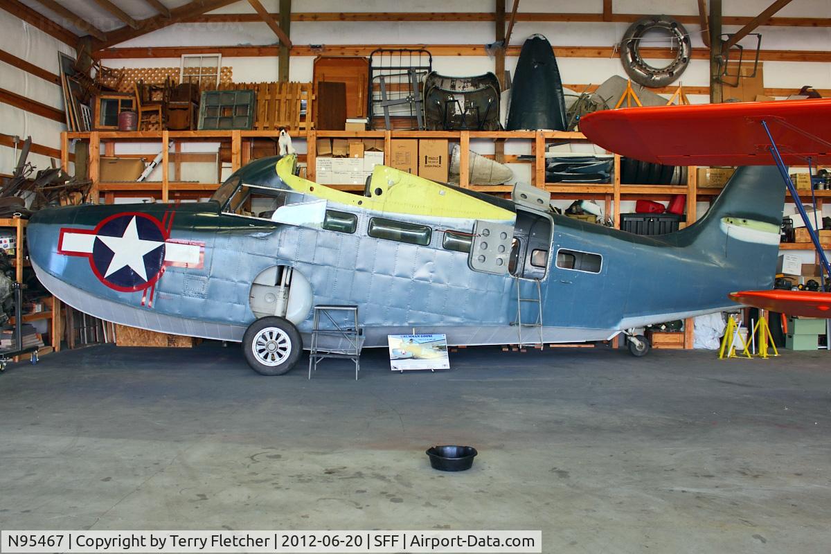N95467, 1942 Grumman G-21A Goose C/N 1161, 1942 Grumman G-21A, c/n: 1161 at Spokane Felts Field