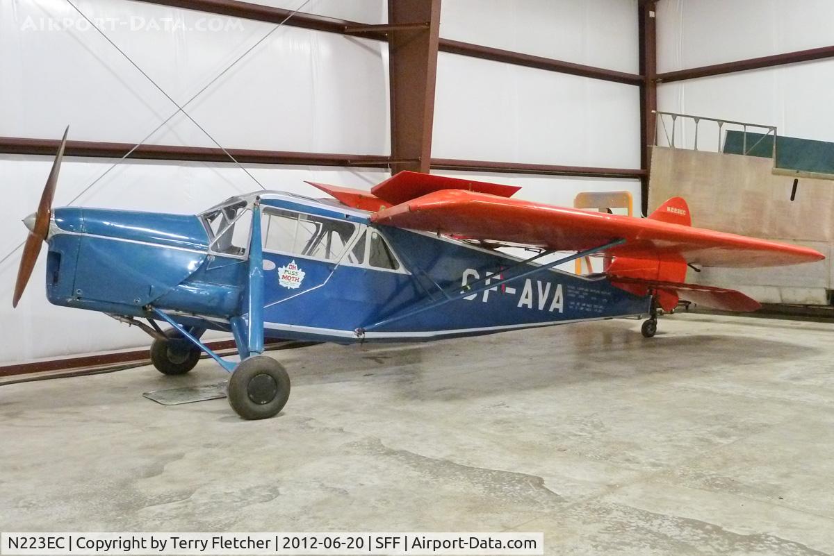 N223EC, 1969 De Havilland DH-80A Puss Moth C/N 223, 1930s Dehavilland PUSS MOTH 80A, c/n: 223
at Spokane Felts Field