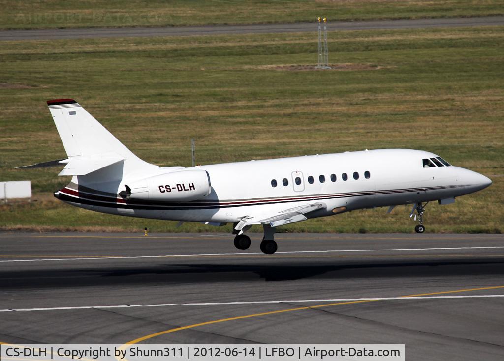 CS-DLH, 2008 Dassault Falcon 2000EX C/N 149, Landing rwy 14R