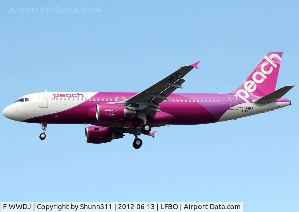 F-WWDJ, 2012 Airbus A320-214 C/N 5166, C/n 5166 - To be JA804P