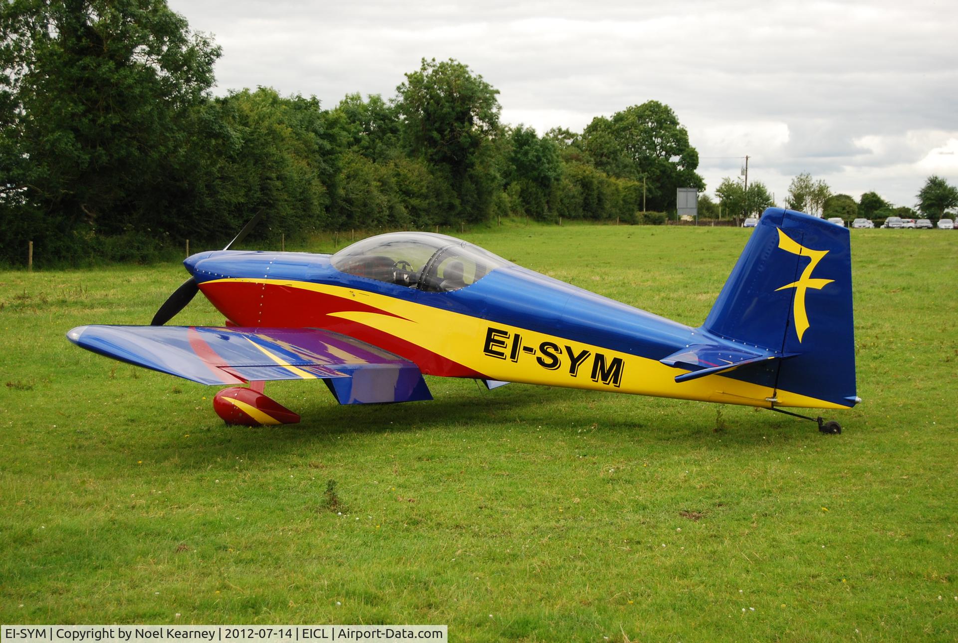 EI-SYM, Vans RV-7 C/N 72940, On display at the Clonbullogue Fly-in July 2012