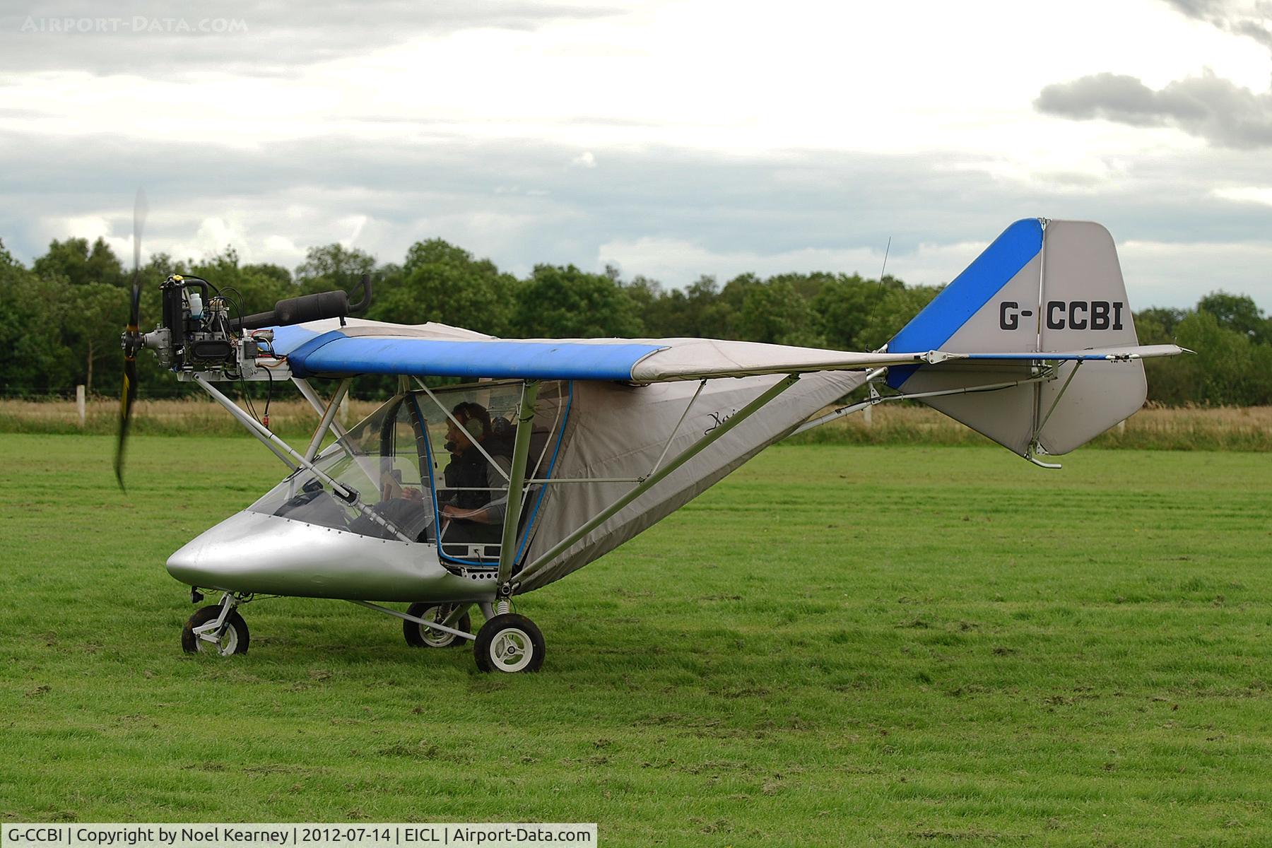 G-CCBI, 2003 Raj Hamsa X-Air R100(2) C/N BMAA/HB/192, On display at the Clonbullogue Fly-in July 2012