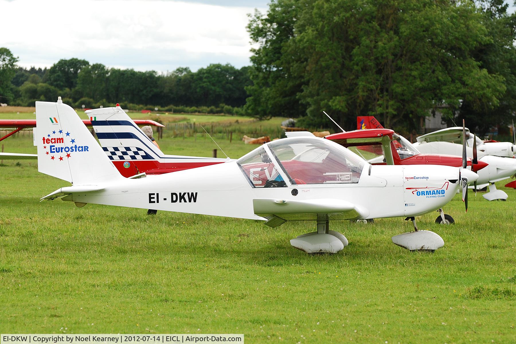 EI-DKW, Aerotechnik EV-97 Eurostar C/N 2005-2513, On display at the Clonbullogue Fly-in July 2012