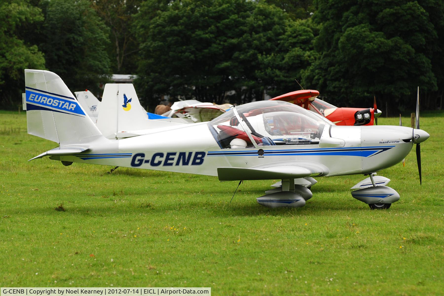 G-CENB, 2007 Cosmik EV-97 TeamEurostar UK C/N 2913, On display at the Clonbullogue Fly-in July 2012