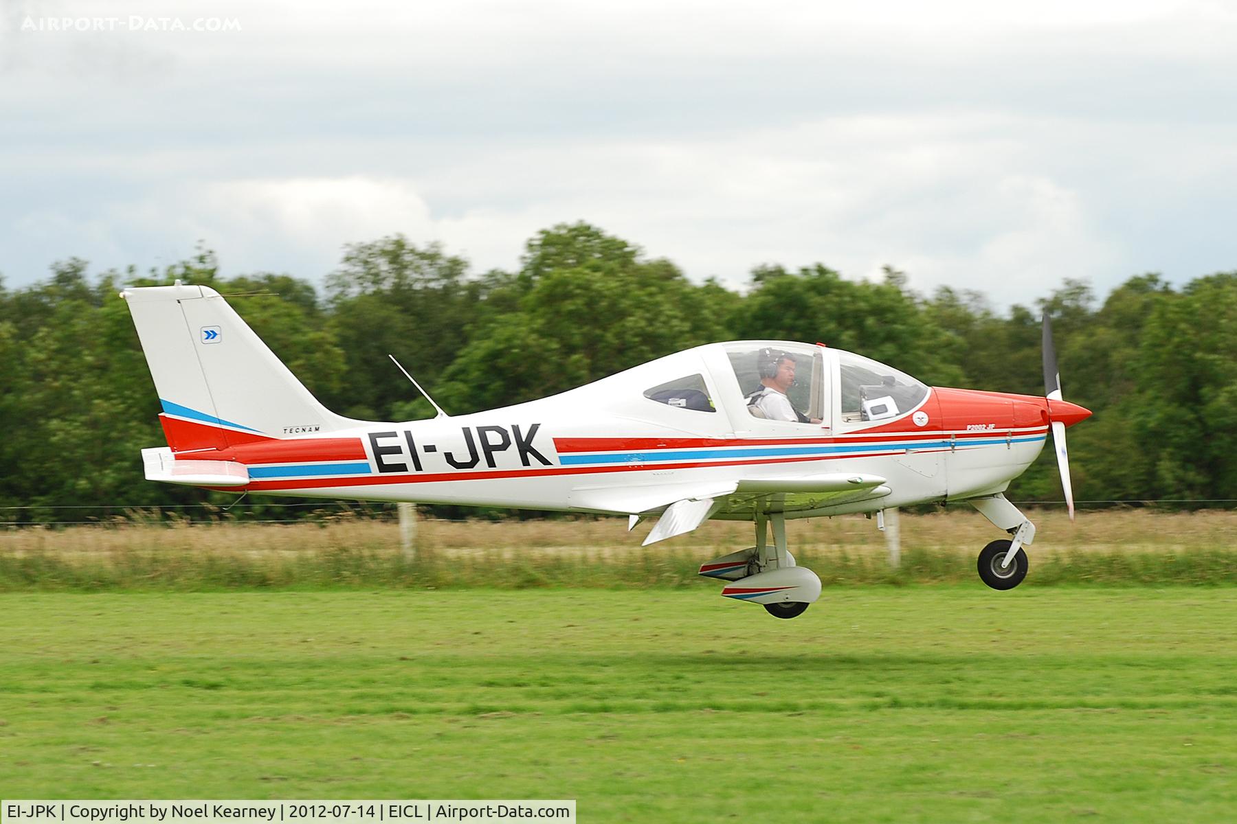 EI-JPK, 2009 Tecnam P-2002JF Sierra C/N 079, Landing at the Clonbullogue Fly-in July 2012
