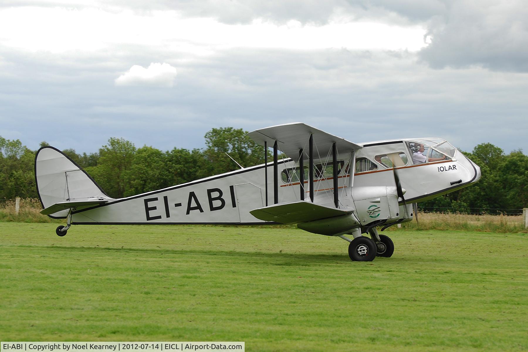EI-ABI, 1936 De Havilland DH-84 Dragon 2 C/N 6105, Landing at the Clonbullogue Fly-in July 2012