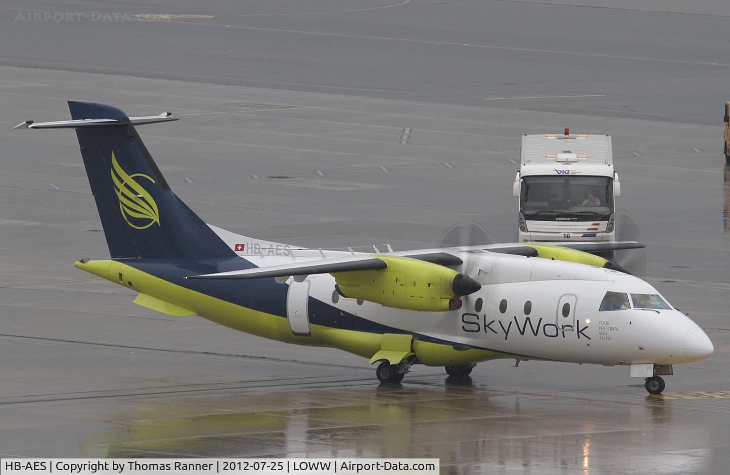 HB-AES, 1995 Dornier 328-110 C/N 3021, Skxwork Dornier 328 note the new door