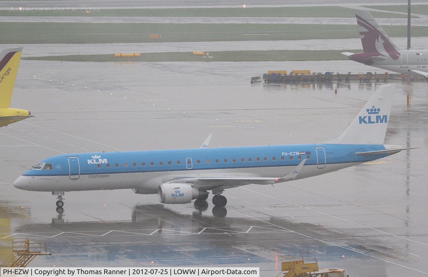 PH-EZW, 2012 Embraer 190LR (ERJ-190-100LR) C/N 19000533, KLM Embraer 190
