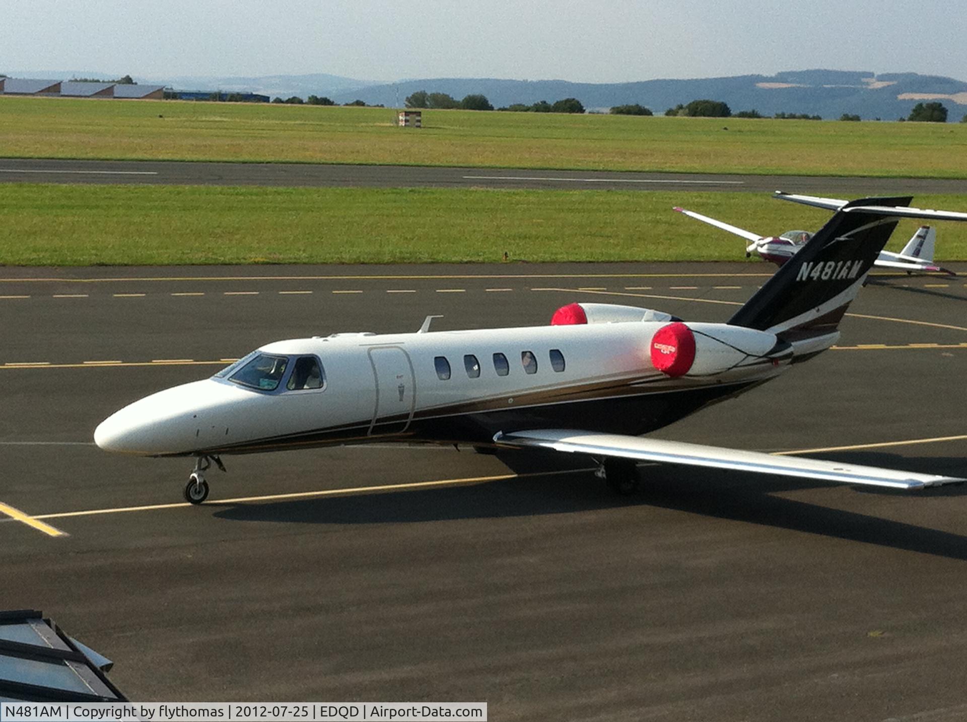 N481AM, 2011 Cessna 525C CitationJet CJ4 C/N 525C-0029, N481AM Bindlacher Berg Airport Bayreuth