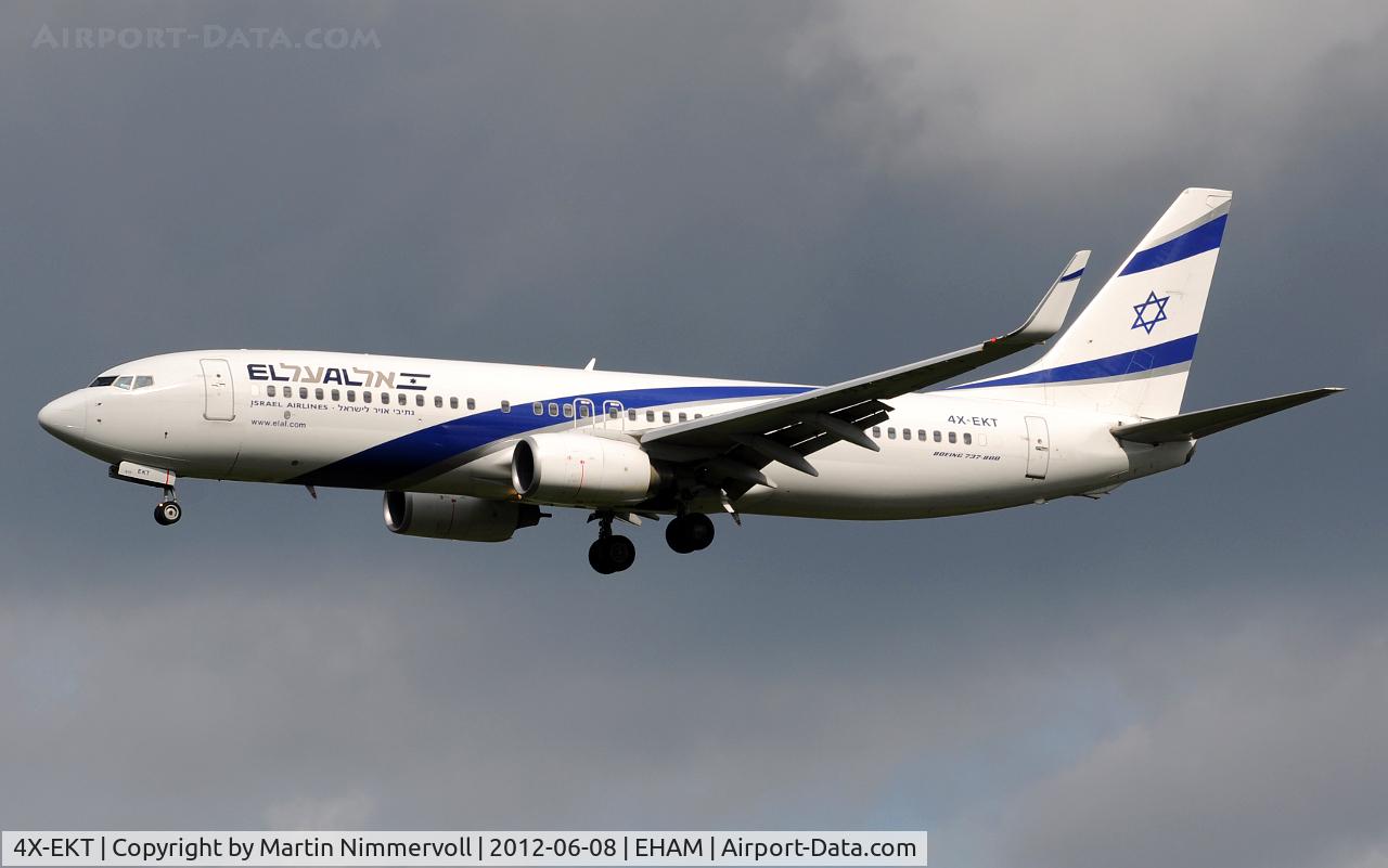 4X-EKT, 2006 Boeing 737-8BK C/N 33030, El Al