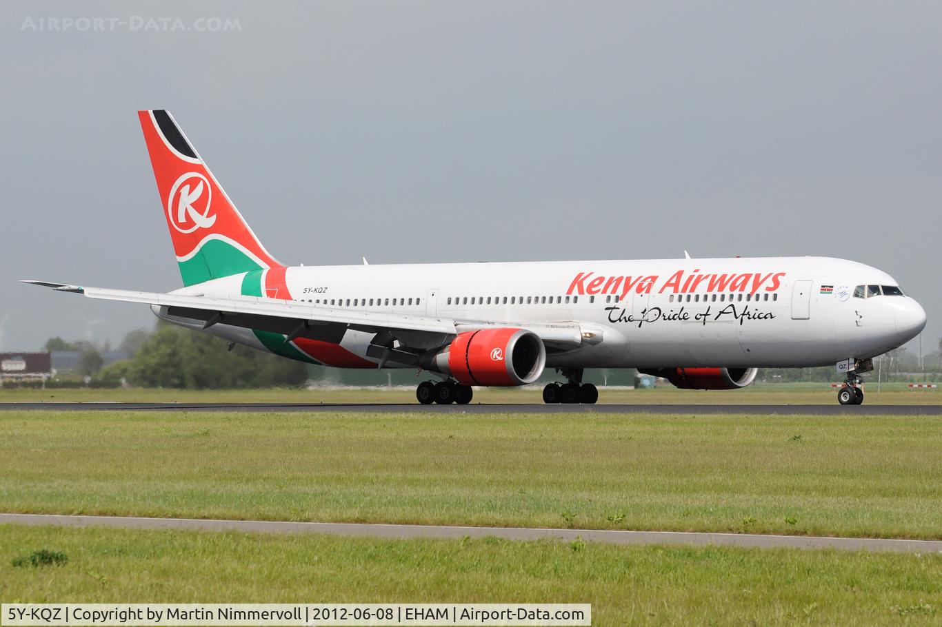 5Y-KQZ, 2001 Boeing 767-36N/ER C/N 30853, Kenya Airways