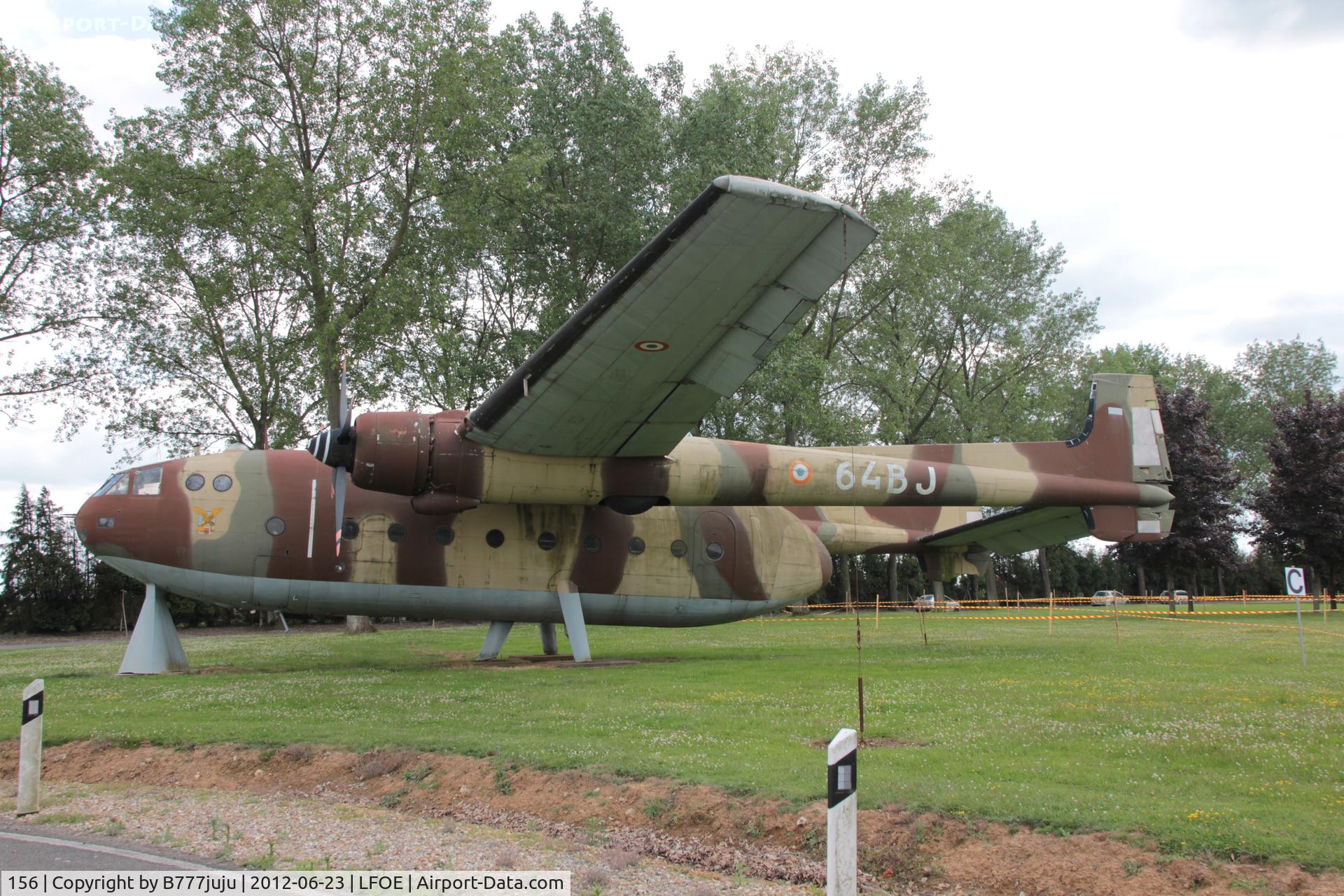 156, Nord N-2501F Noratlas C/N 156, on display at Evreux Airshow 2012