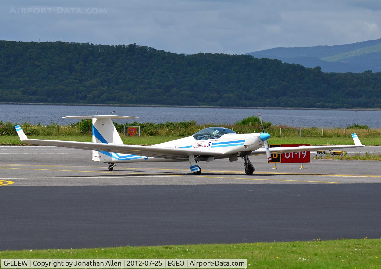 G-LLEW, 2000 Aeromot AMT-200S Super Ximango C/N 200.126, Landing at Oban (Connel) airport.