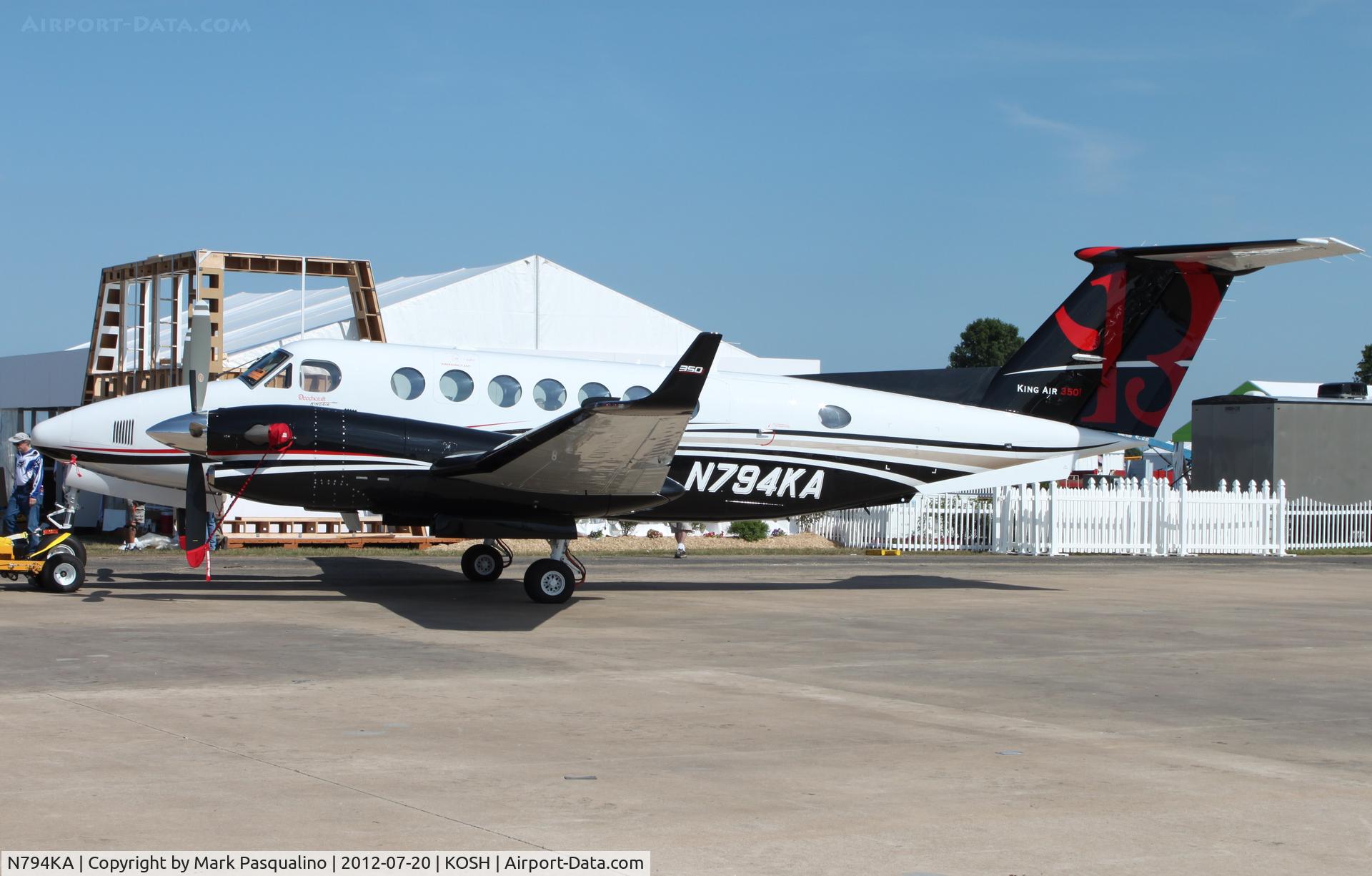 N794KA, 2012 Hawker Beechcraft 350i King Air (B300) C/N FL-794, Beech B300