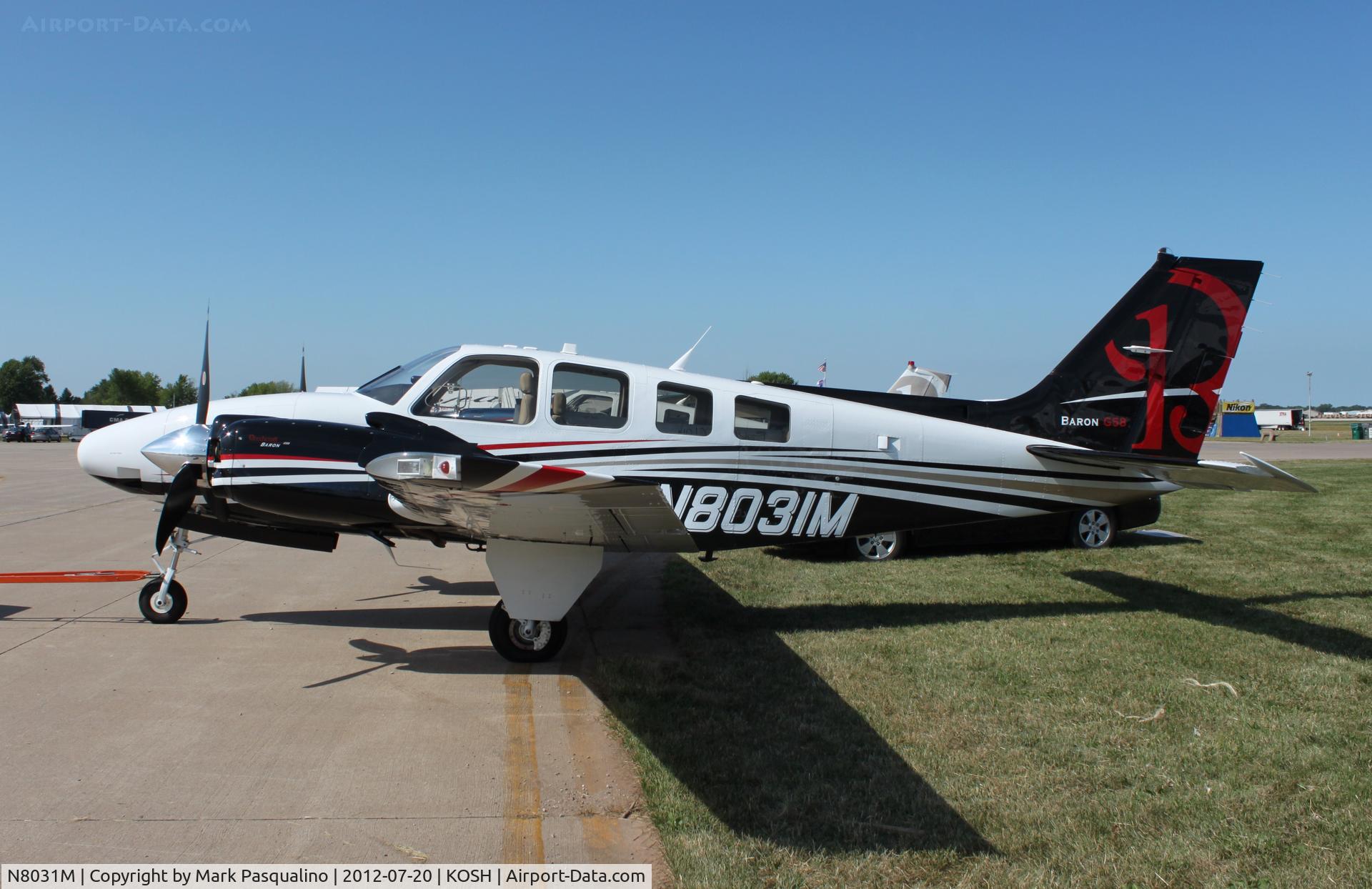 N8031M, Hawker Beechcraft Corp G58 Baron C/N TH-2331, Beech G58
