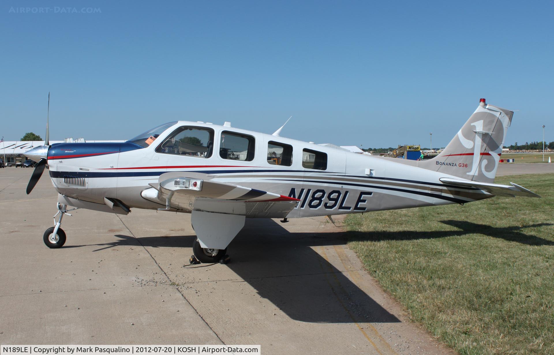 N189LE, 2011 Beech G36 Bonanza C/N E-3957, Beech G36