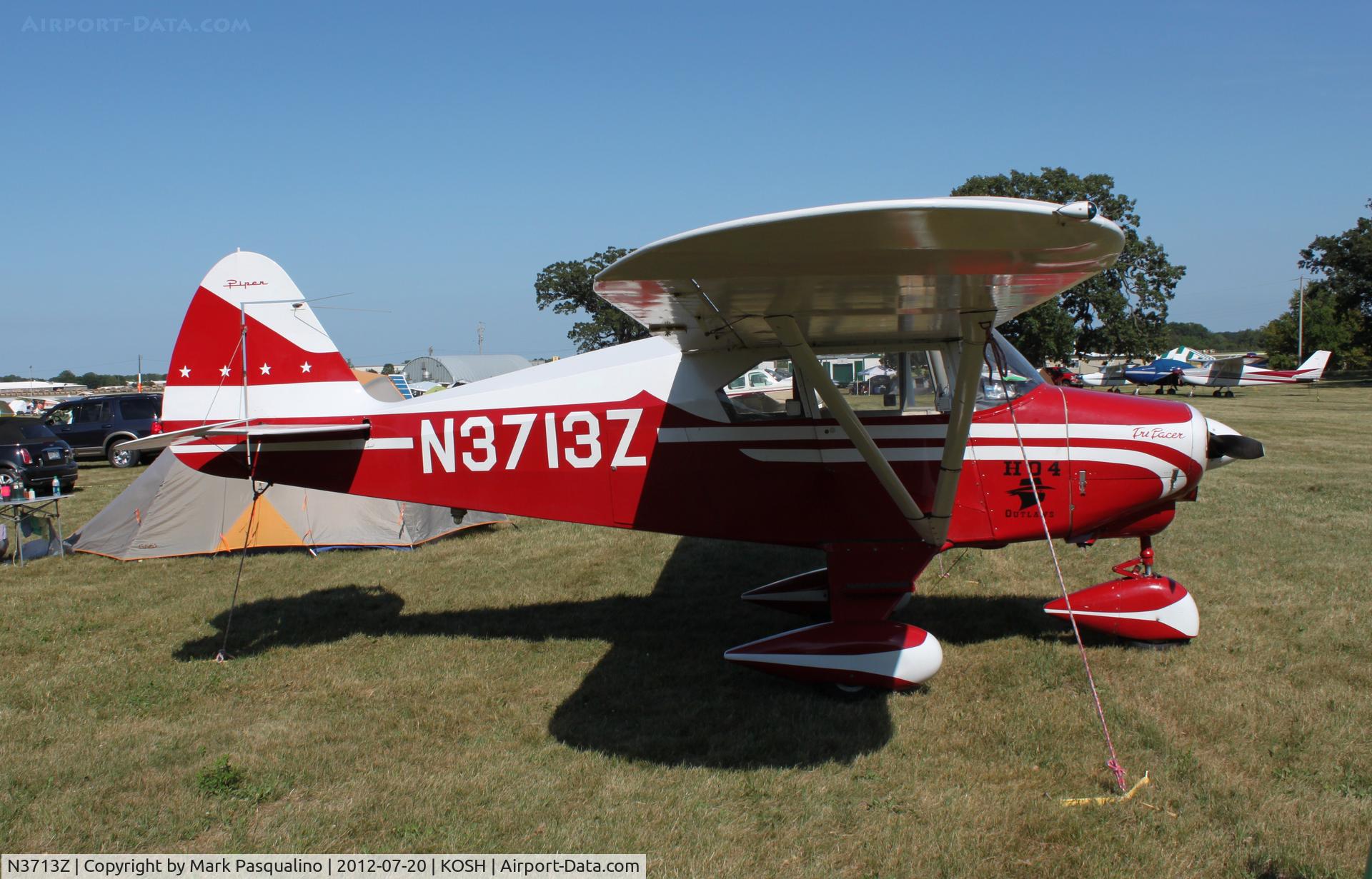 N3713Z, 1960 Piper PA-22-160 Tri Pacer C/N 22-7584, Piper PA-22-160