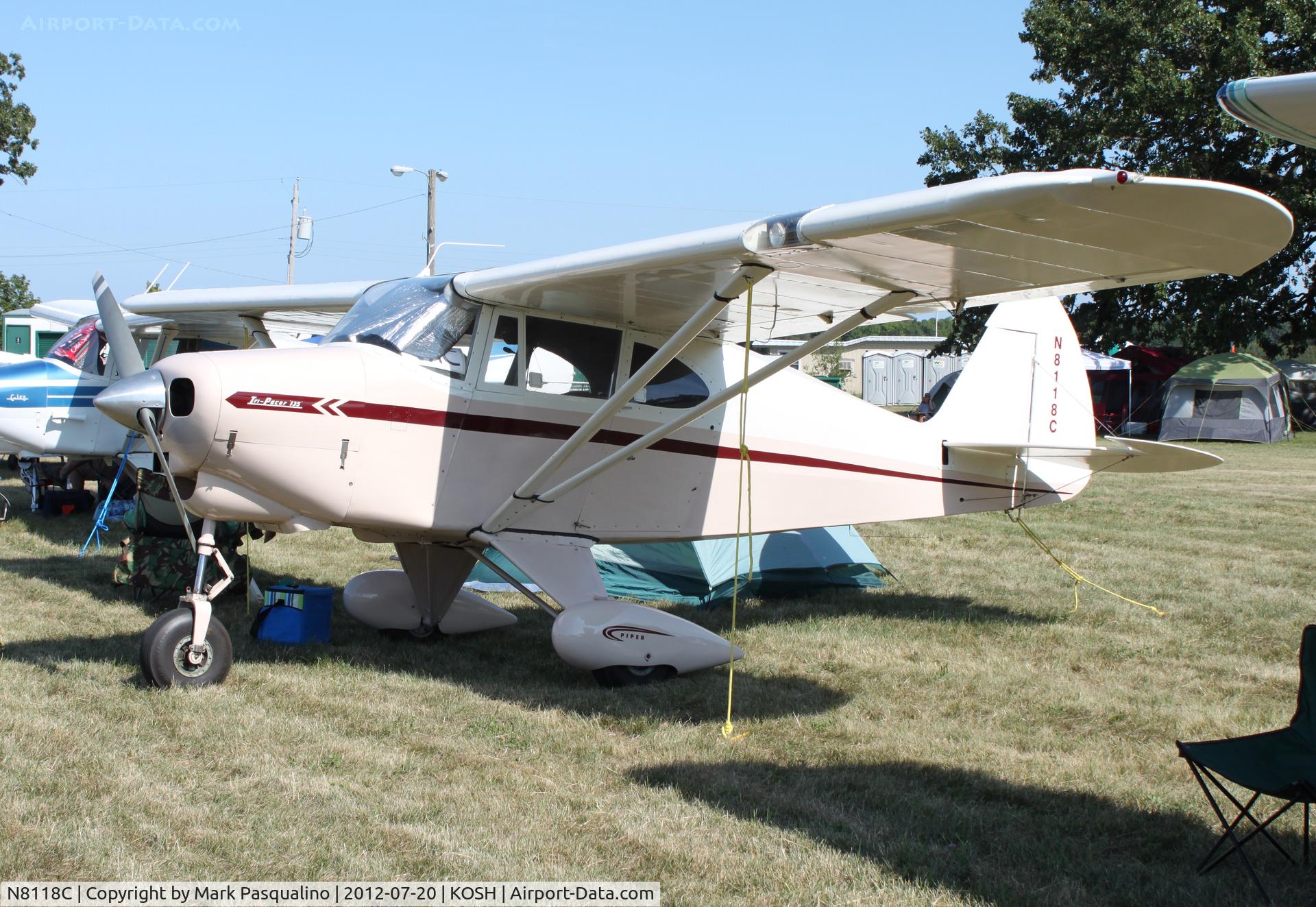 N8118C, 1954 Piper PA-22-135 Tri-Pacer C/N 22-2264, Piper PA-22-135