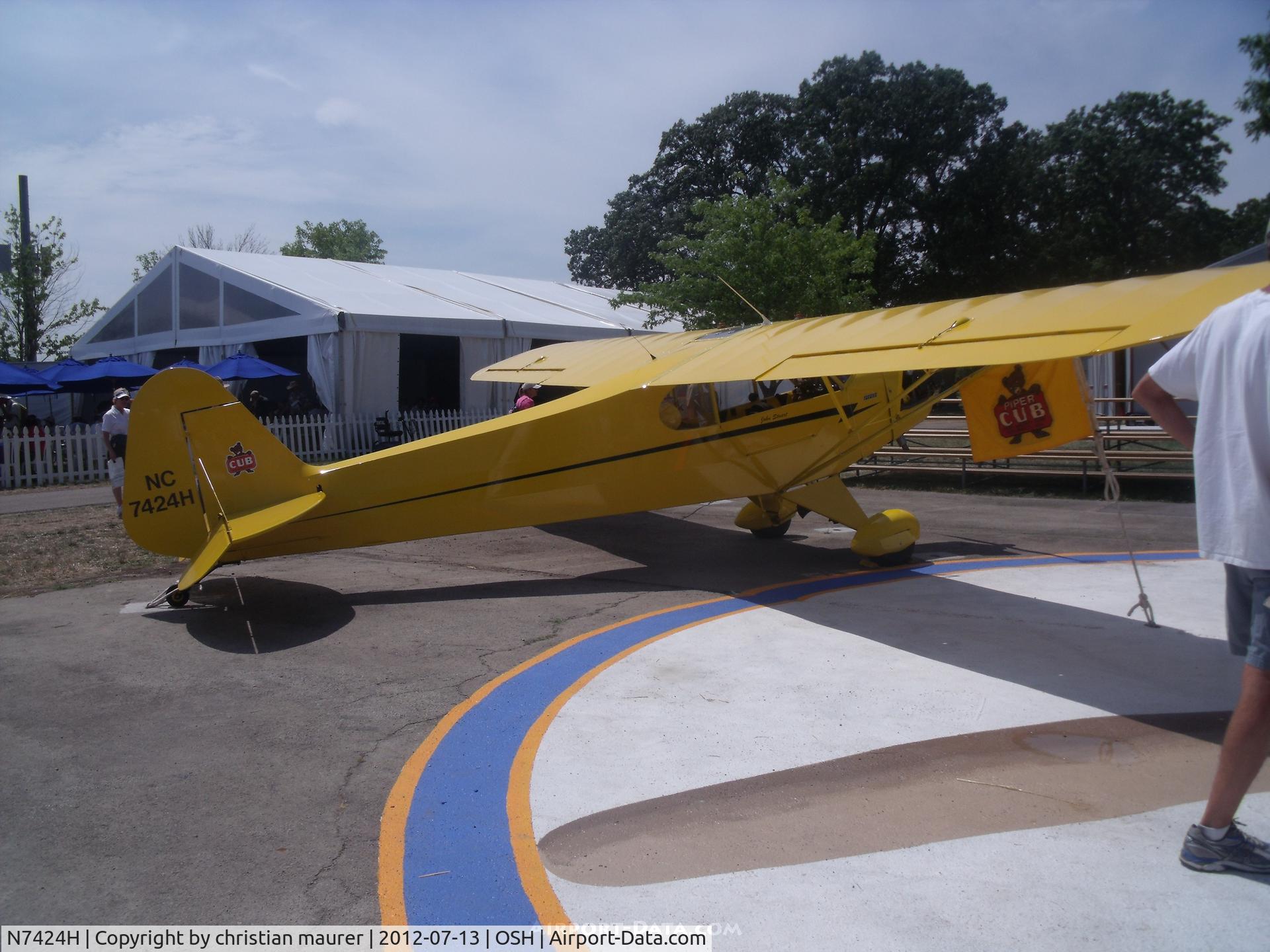 N7424H, 1946 Piper J3C-65 Cub C/N 20685, j3 cub