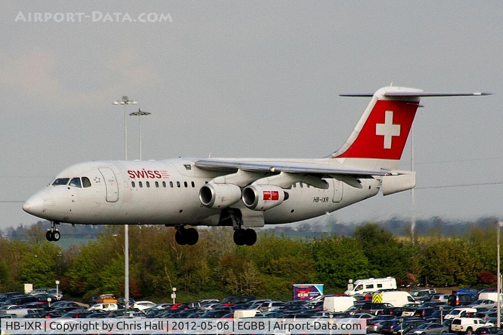 HB-IXR, 1996 British Aerospace Avro 146-RJ100 C/N E3281, Swiss European Airlines