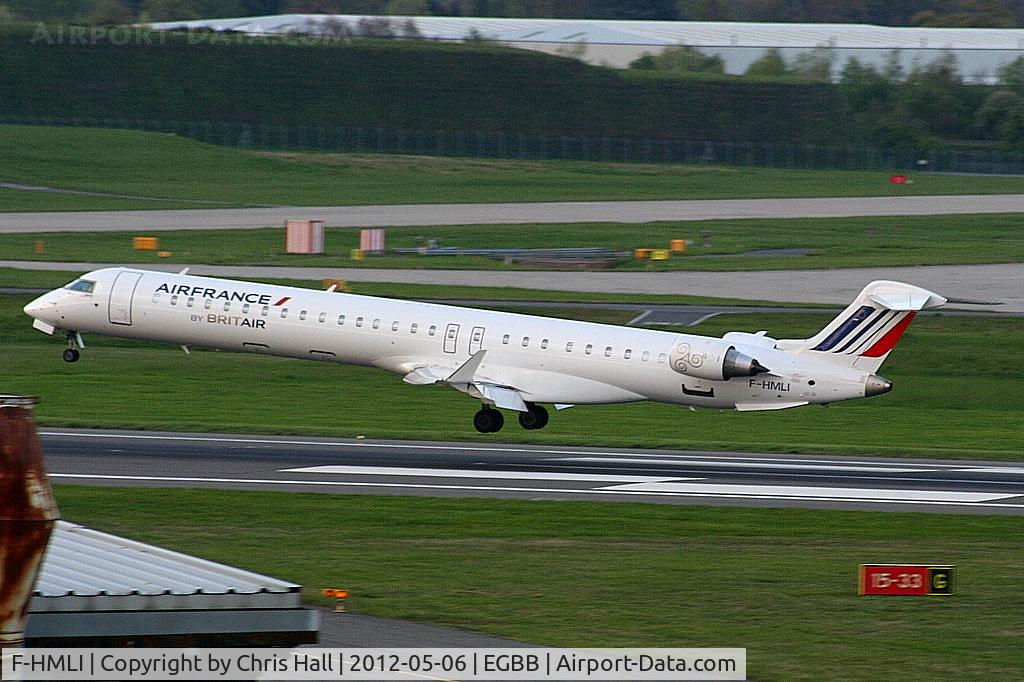 F-HMLI, 2011 Bombardier CRJ-1000EL NG (CL-600-2E25) C/N 19014, Brit Air