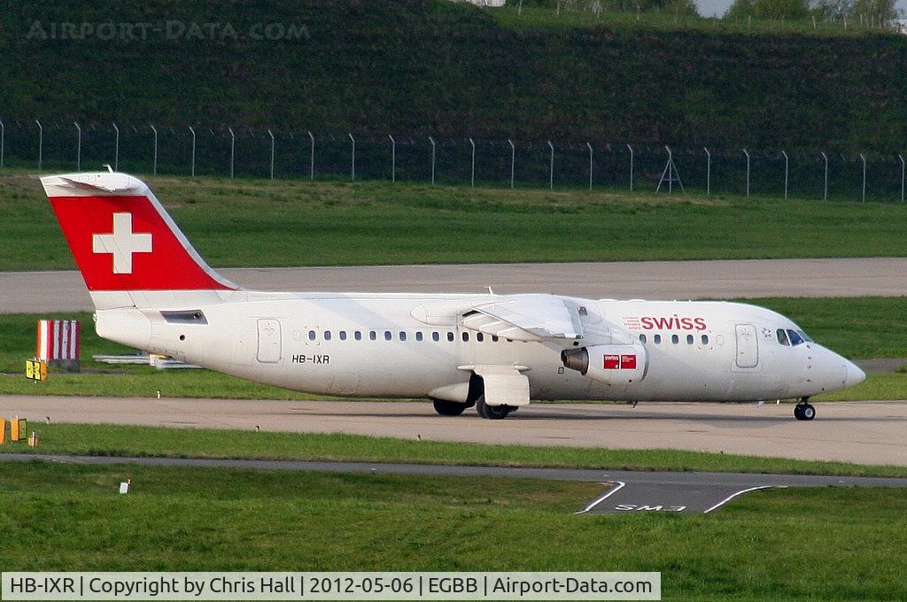 HB-IXR, 1996 British Aerospace Avro 146-RJ100 C/N E3281, Swiss European Airlines