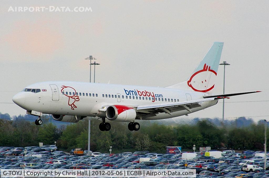 G-TOYJ, 1996 Boeing 737-36M C/N 28332, BMI baby