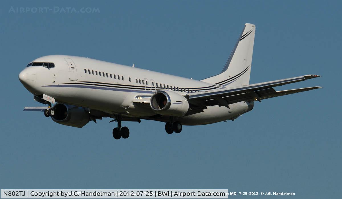 N802TJ, 1990 Boeing 737-4B7 C/N 24874, on final @BWI