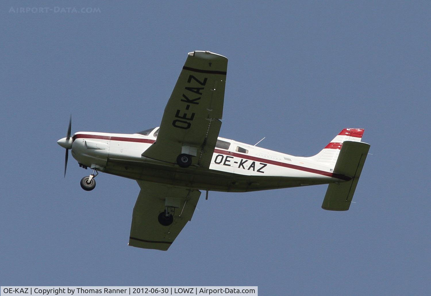 OE-KAZ, 1988 Piper PA-32-301 Saratoga C/N 3206044, Alpenflug Piper PA-32