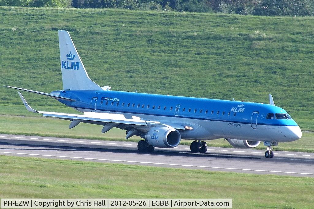 PH-EZW, 2012 Embraer 190LR (ERJ-190-100LR) C/N 19000533, KLM Cityhopper