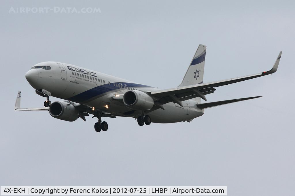 4X-EKH, 2009 Boeing 737-85P C/N 35458, Ferihegy