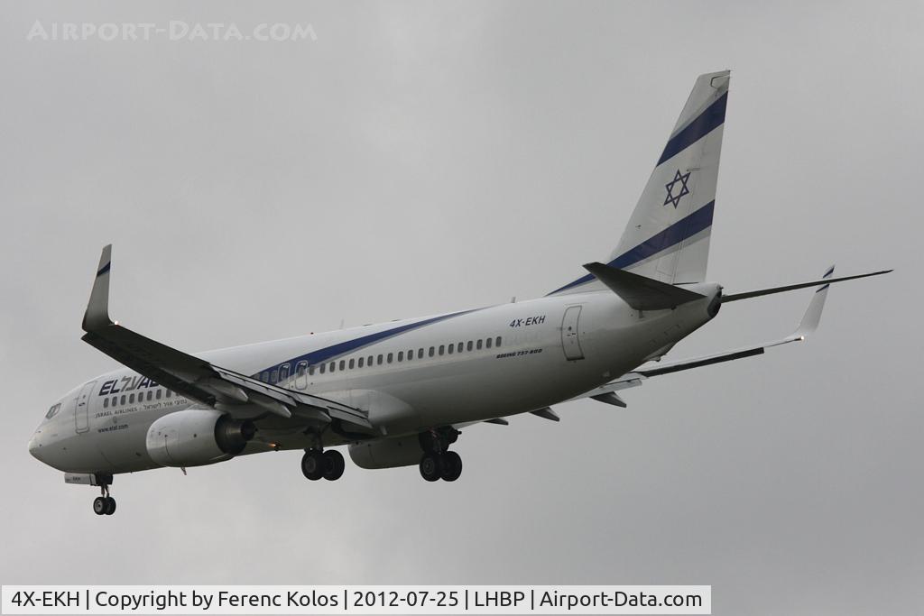 4X-EKH, 2009 Boeing 737-85P C/N 35458, Ferihegy